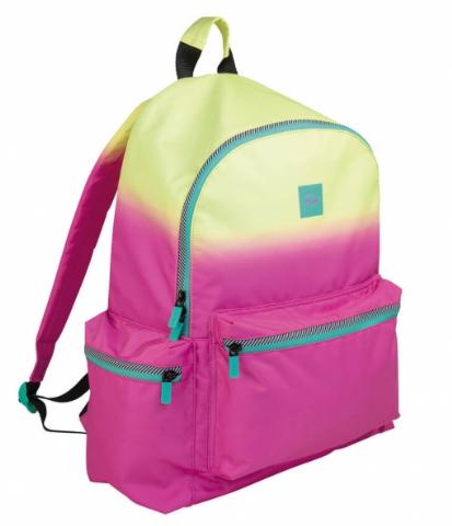 ΤΣΑΝΤΑ BACKPACK MILAN SUNSET ΡΙΝΚ YELLOW 4 ΘΕΣΕΩΝ 25L