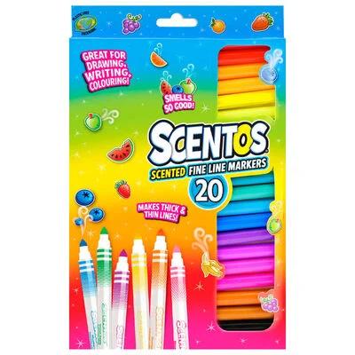 ΜΑΡΚΑΔΟΡΑΚΙ SCENTOS FINE LINERS 20ΧΡΩΜΑΤΑ