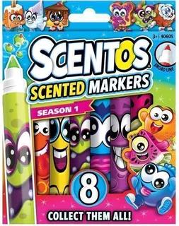ΜΑΡΚΑΔΟΡΟΙ 8 ΧΡΩΜΑΤΩΝ SCENTOS SCENTED