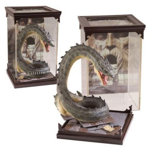 NOBLE COLLECTION HARRY POTTER MAGICAL CREATURES STATUE BASILIK 19CM