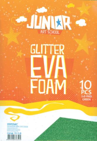 ΑΦΡΩΔΕΣ ΦΥΛΛΟ GLITTER Α4 2ΜΜ ΠΡΑΣΙΝΟ