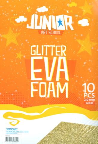 ΑΦΡΩΔΕΣ ΦΥΛΛΟ GLITTER Α4 2ΜΜ ΧΡΥΣΟ