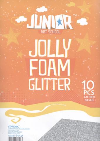 ΑΦΡΩΔΕΣ ΦΥΛΛΟ GLITTER Α4 2ΜΜ ΑΣΗΜΙ