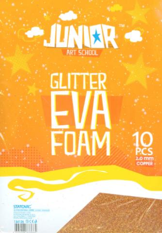 ΑΦΡΩΔΕΣ ΦΥΛΛΟ GLITTER Α4 2ΜΜ ΠΟΡΤΟΚΑΛΙ