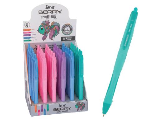 ΣΤΥΛΟ SERVE BERRY GEL PASTEL QUICK DRY