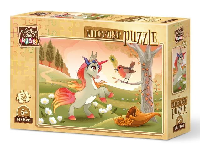 PUZZLE 50ΤΕΜ ΞΥΛΙΝΟ CUTE PONY ART PUZZLE