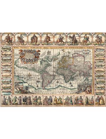 PUZZLE 1000ΤΕΜ ANCIENT WORLD MAP