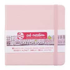 SKETCHBOOK 12Χ12 ΔΕΜΕΝΟ PASTEL PINK TALENS