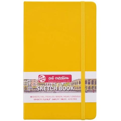 SKETCHBOOK 13Χ21 ΔΕΜΕΝΟ GOLDEN YELLOW TALENS