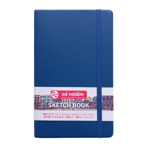 SKETCHBOOK 13X21 ΔΕΜΕΝΟ NAVY BLUE TALENS