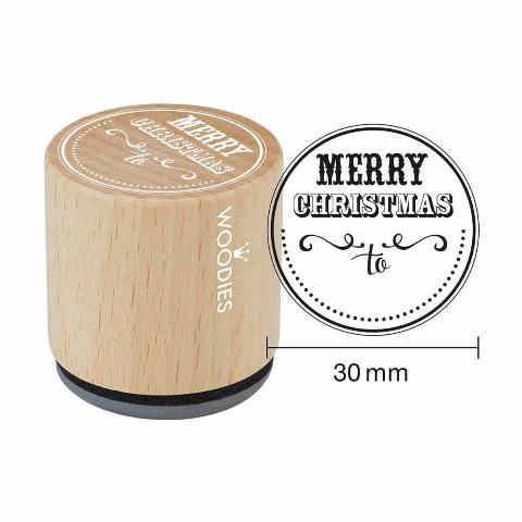 COLOP WOODIES STAMP MERRY CHRISTMAS TO…