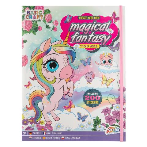 STICKER WORLD BOOK + 200 STICKERS - 20 ΣΕΛΙΔΕΣ, 33X25CM